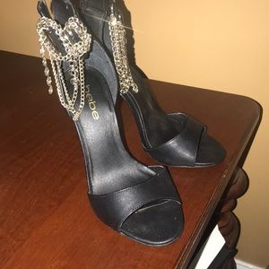 BeBe heels size 6 brand new